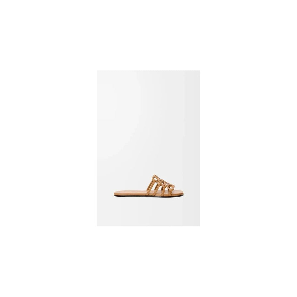 Loewe Petal Anagram Slide - Tan/Beige