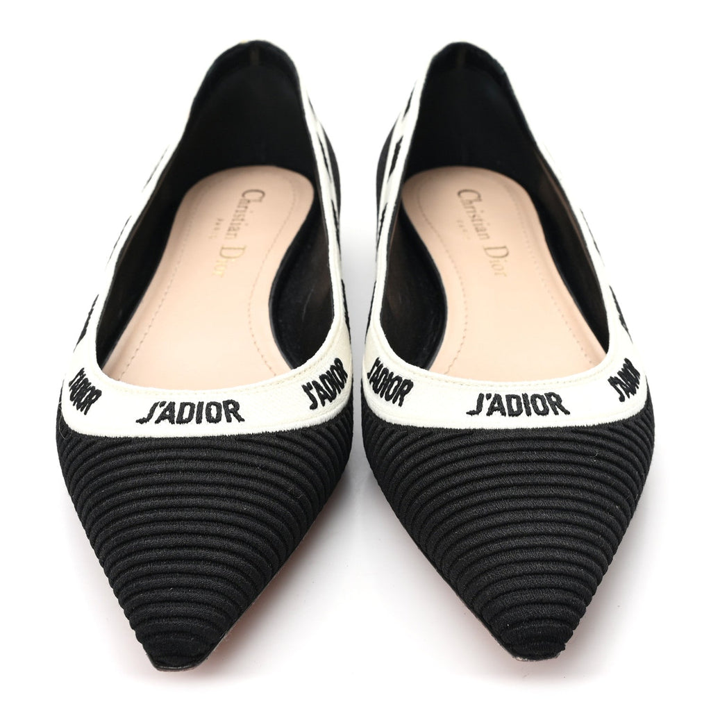DIOR BALLET FLATS BLACK