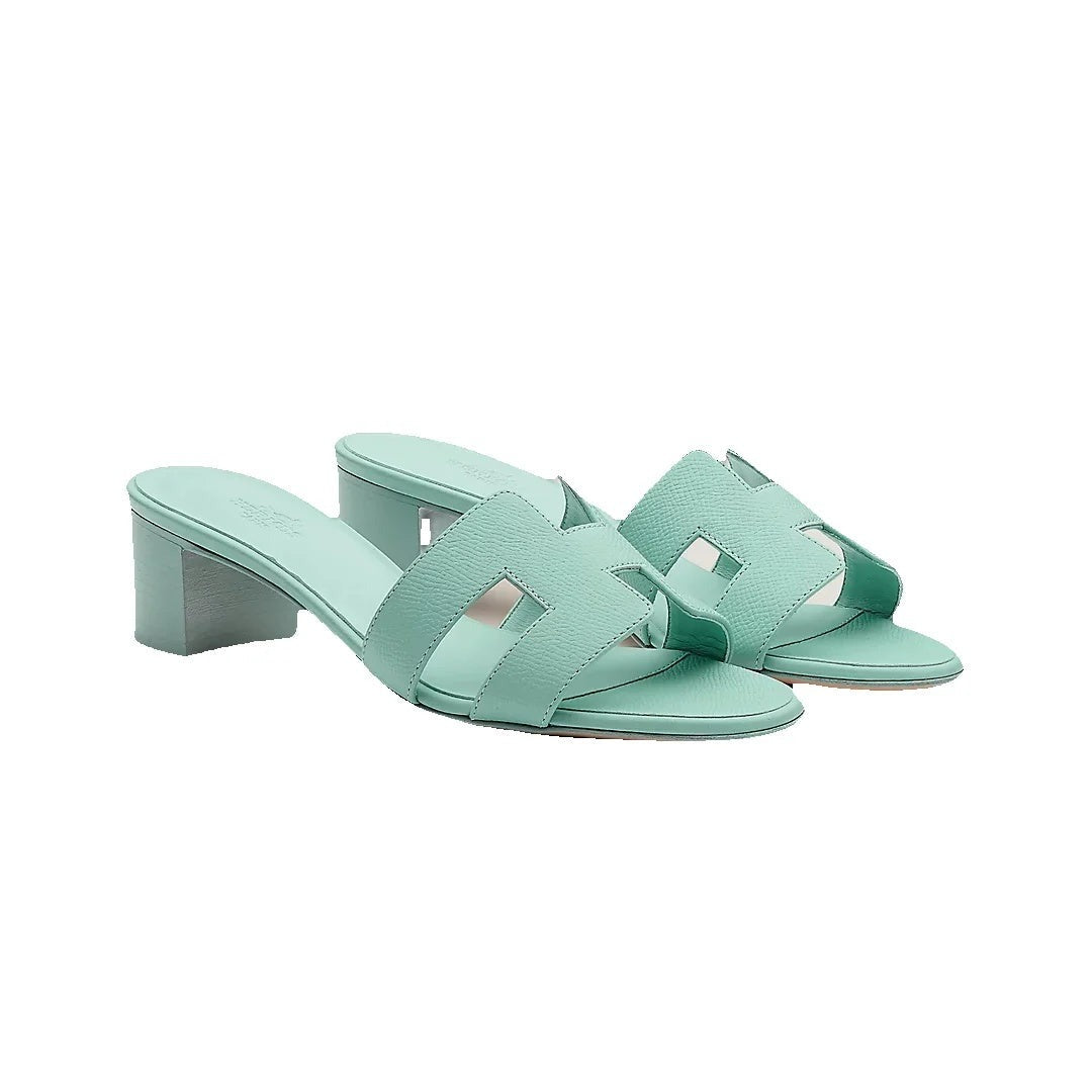 Hermès Oasis Sandal - Mint Green