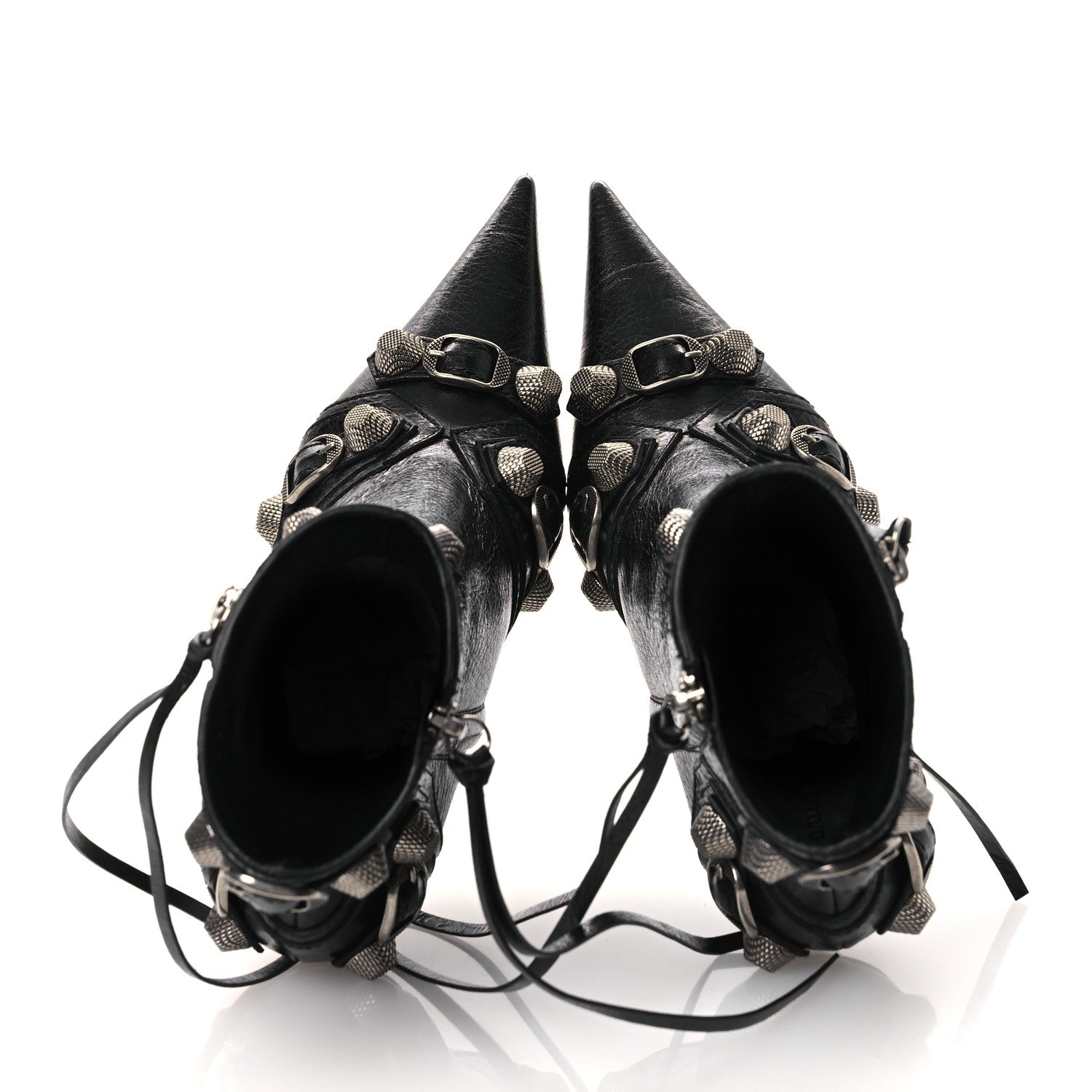 BALENCIAGA CAGOLE ARENA ANKLE BOOTS BLACK
