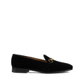 Gucci Horsebit-Embellished Webbing-Trimmed Suede Loafers - Black