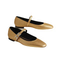 Hermès Jane Ballet Flat Beige - Gold