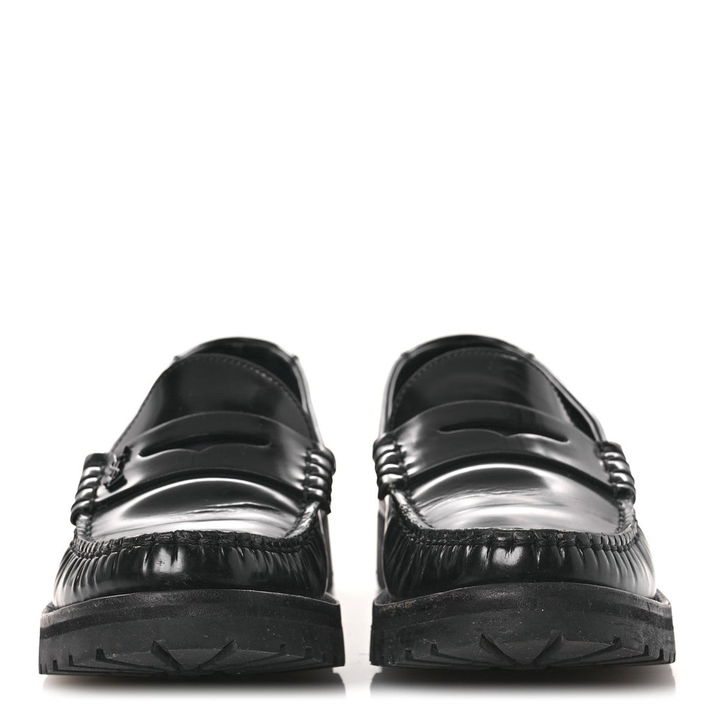 SAINT LAURENT TRIBUTE PLATFORM SANDALS BLACK