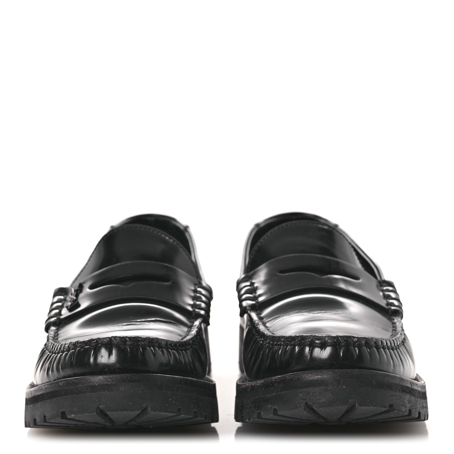 SAINT LAURENT TRIBUTE PLATFORM SANDALS BLACK