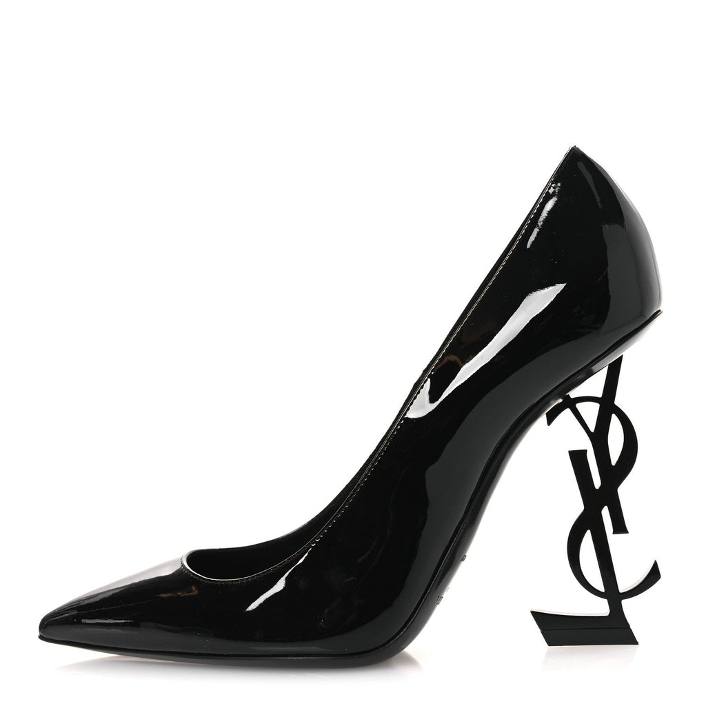 SAINT LAURENT OPYUM PUMPS PATENT BLACK