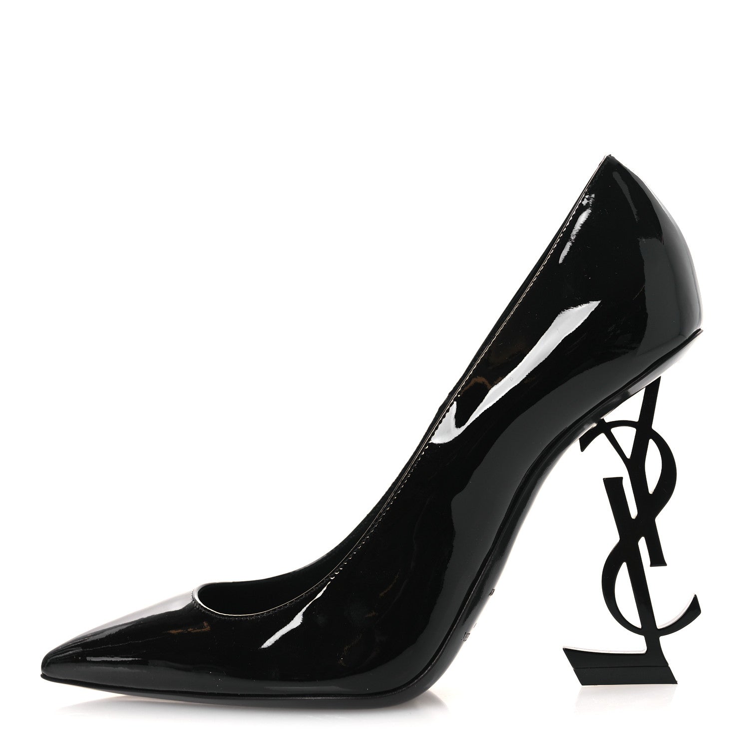 SAINT LAURENT OPYUM PUMPS PATENT BLACK