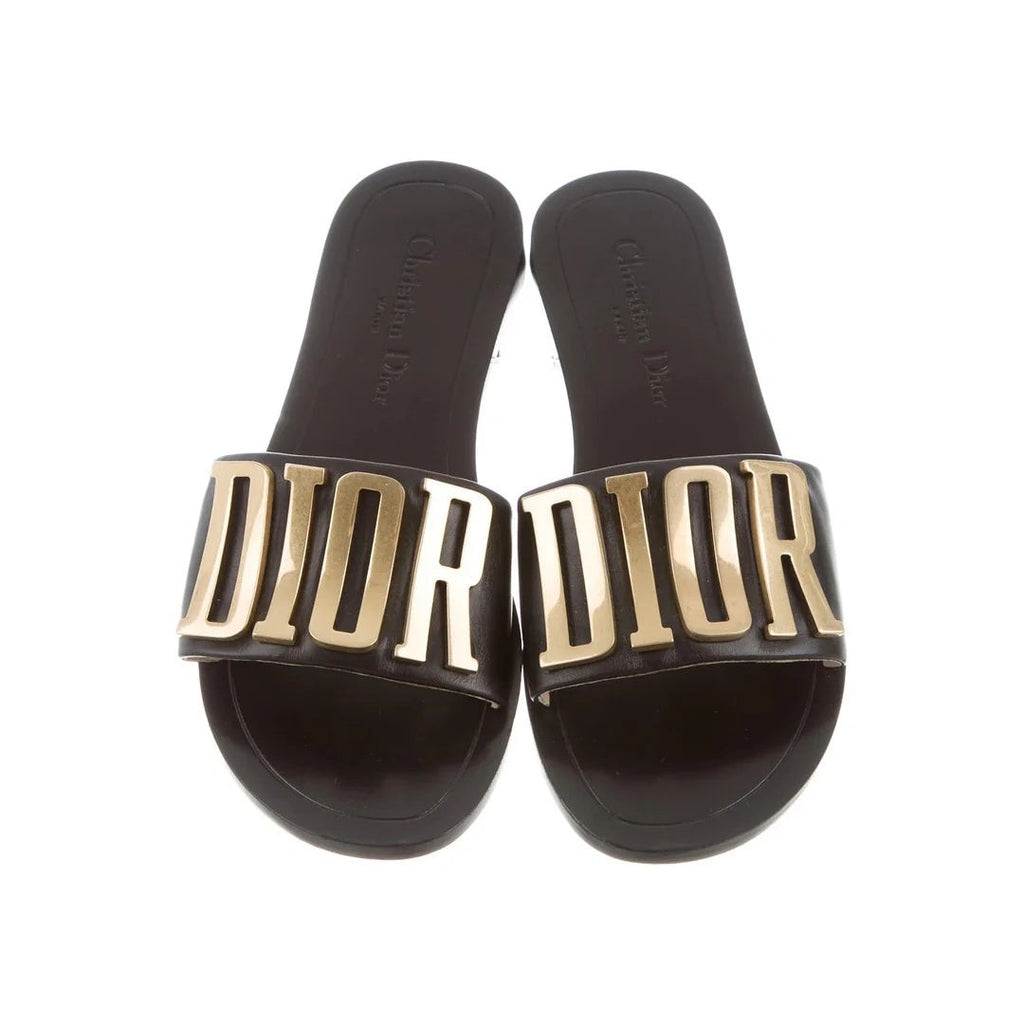 Christian Dior Dio(r)evolution Slide Sandals Camouflage Deep - Black/Gold