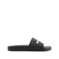 Balenciaga Logo-Embossed Pool Slides - Black