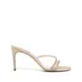 René Caovilla Celebrity Crystal-Embellished PVC Sandal - Gold/Nude