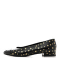 CHANEL CAP TOE BALLERINA FLATS PATENT CALFSKIN BLUE