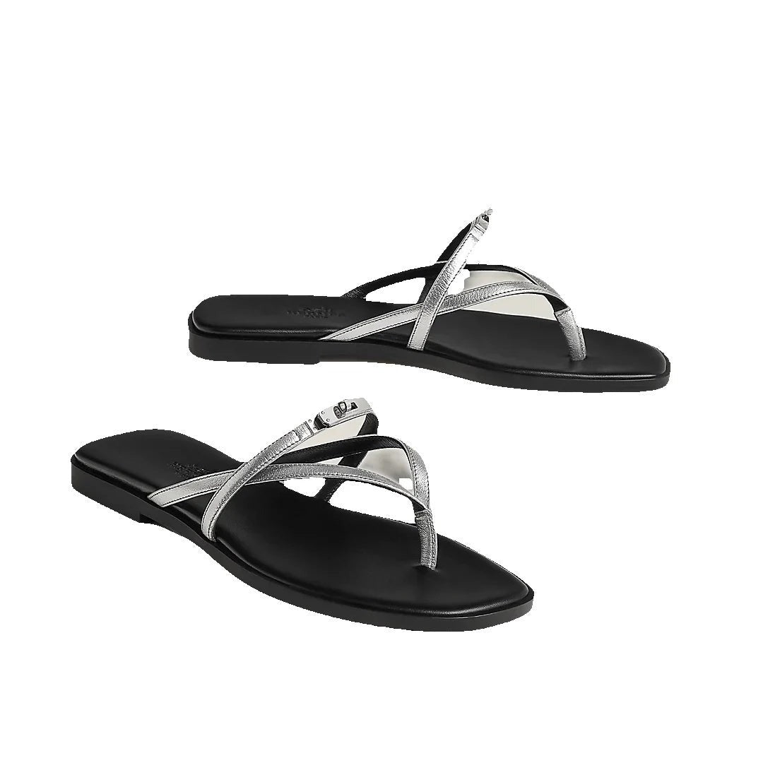 Hermès Milos Sandal - Silver