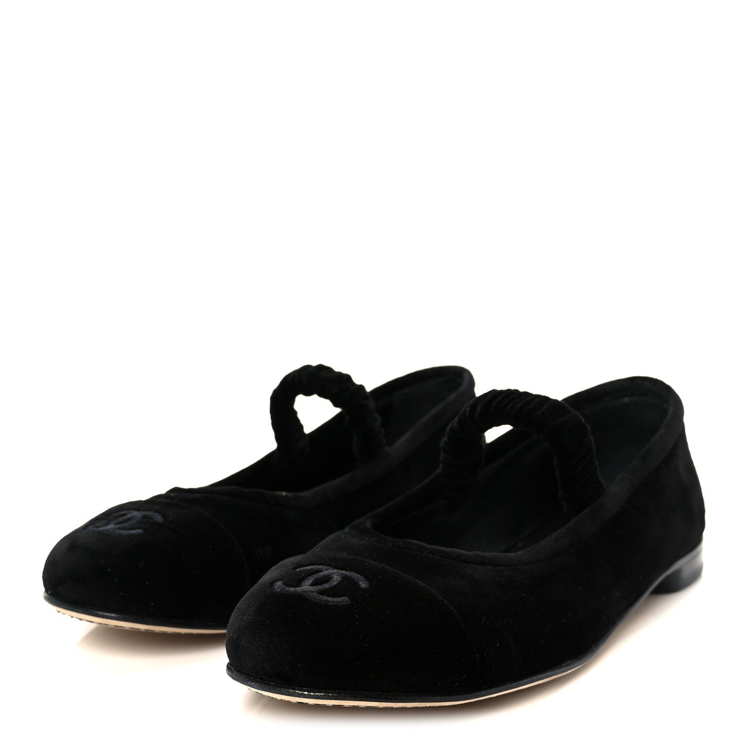 GIVENCHY SLICED SQUARE MARY JANE FLATS BLACK WITH STUDS