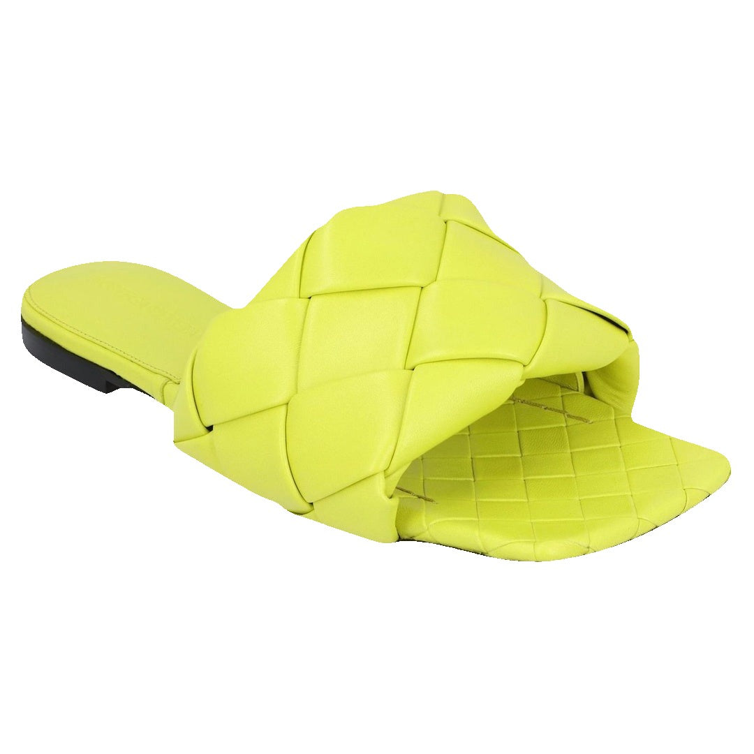 Bottega Veneta the Lido Sandal - Yellow