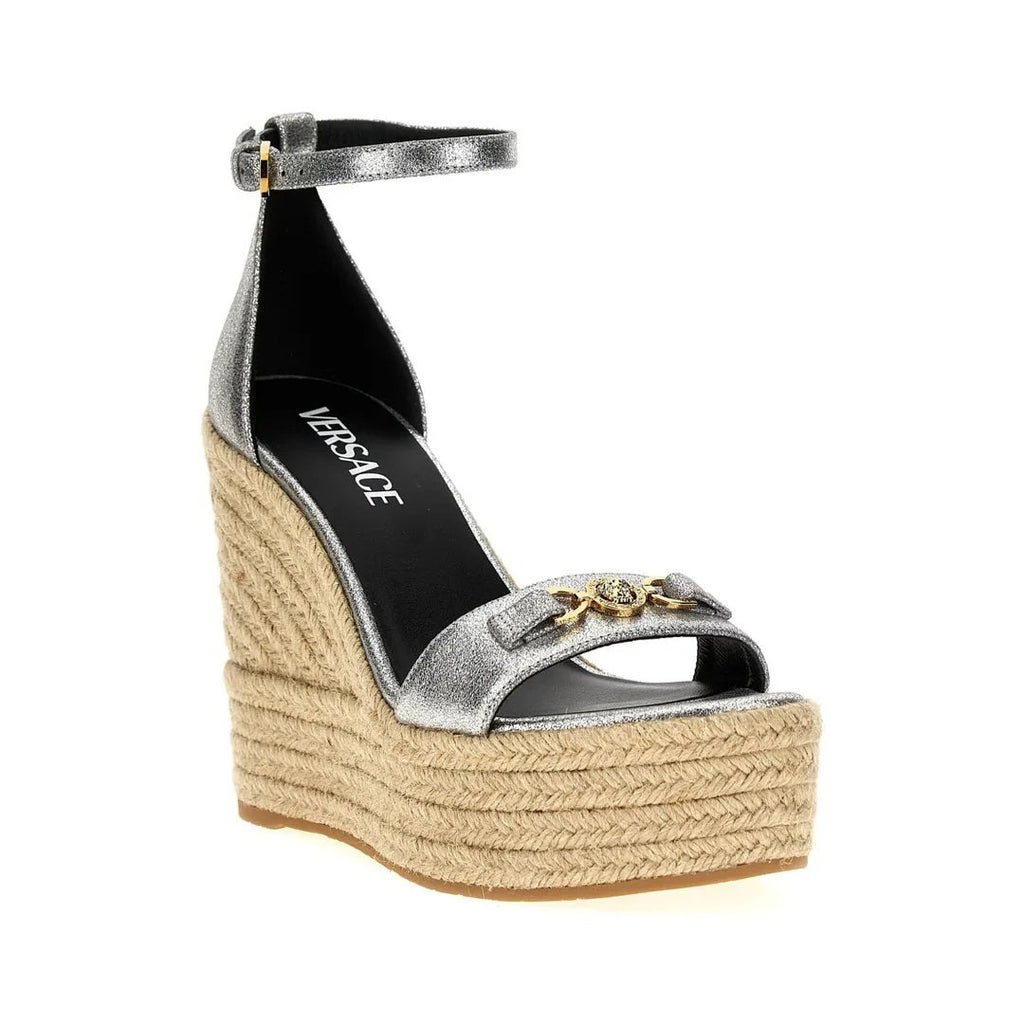 Versace Medusa 95 Espadrilles - Silver