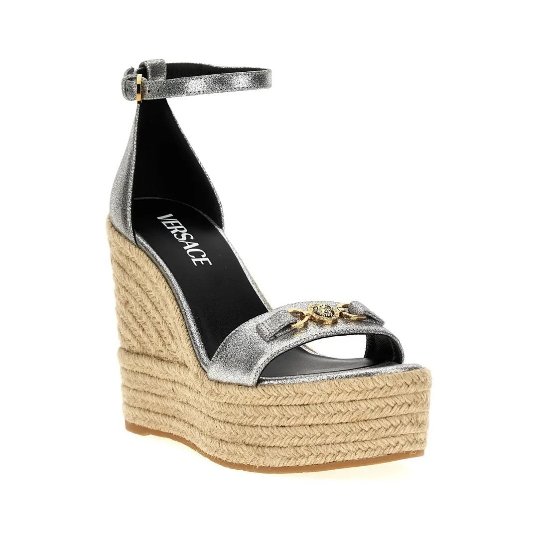 Versace Medusa 95 Espadrilles - Silver