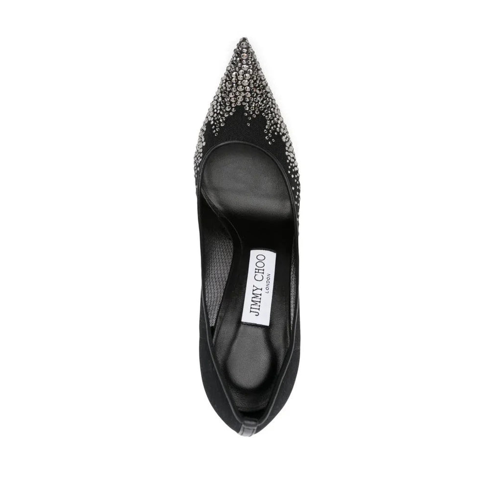 Jimmy Choo Love 85 Ballet Pink Pump - Black