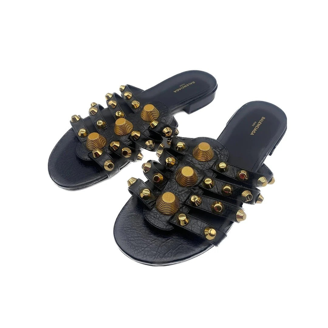 Balenciaga Sandals - Black/Gold
