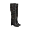 Hermès Lisiere 90 Boot - Black with print