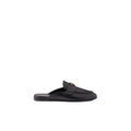 Prada Nubuck Flatform Mules - Black