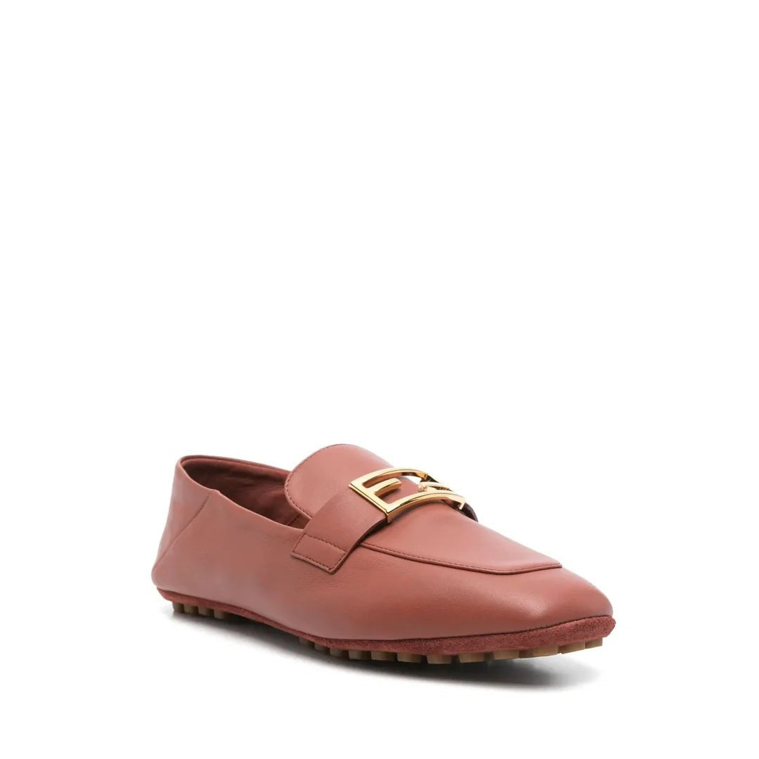 Fendi Mocassino Baguette Loafer - Pink/Rose