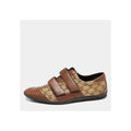 Gucci Rochelle Leather Sneakers - Brown (velcro strap, different model)