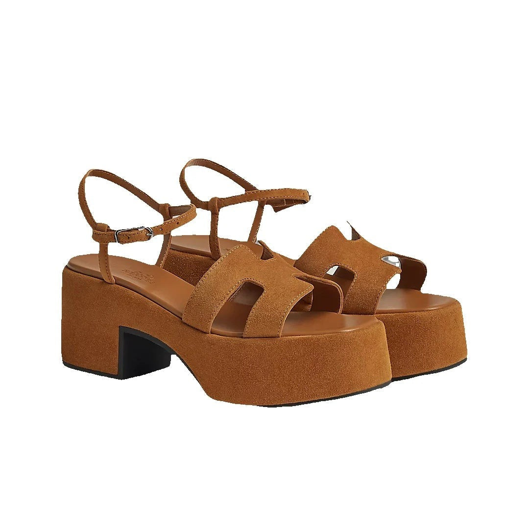 Hermès Luce 30 Sandal Beige - Tan/Camel