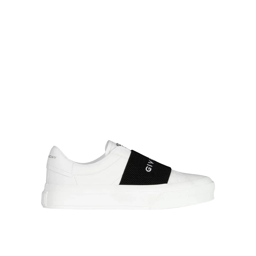 Givenchy Leather Slingbacks White - White/Black