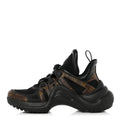 Louis Vuitton Calfskin Monogram LV Archlight Slingback Pump Black - Black/Brown Monogram