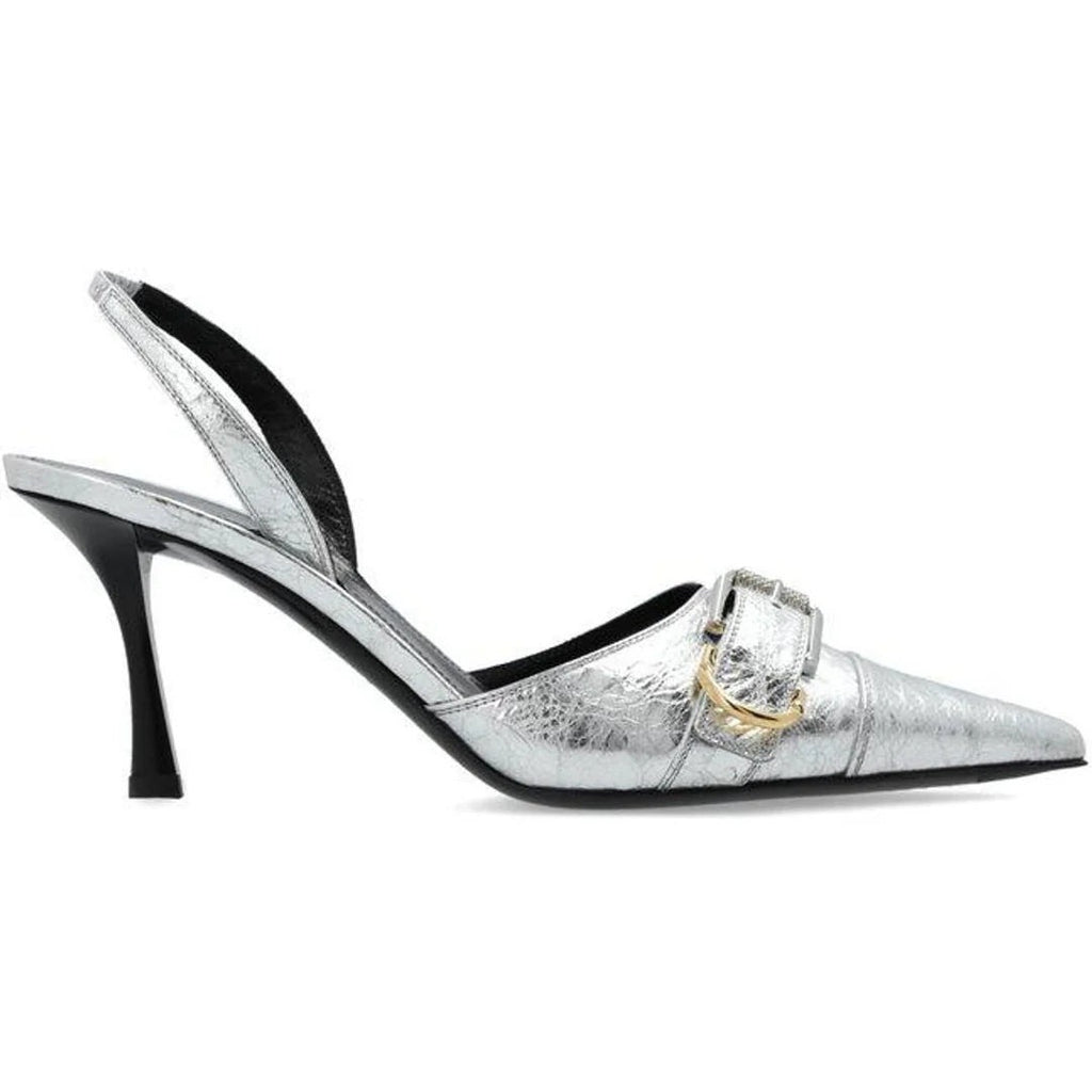 Givenchy Square-Toe Pumps - Silver