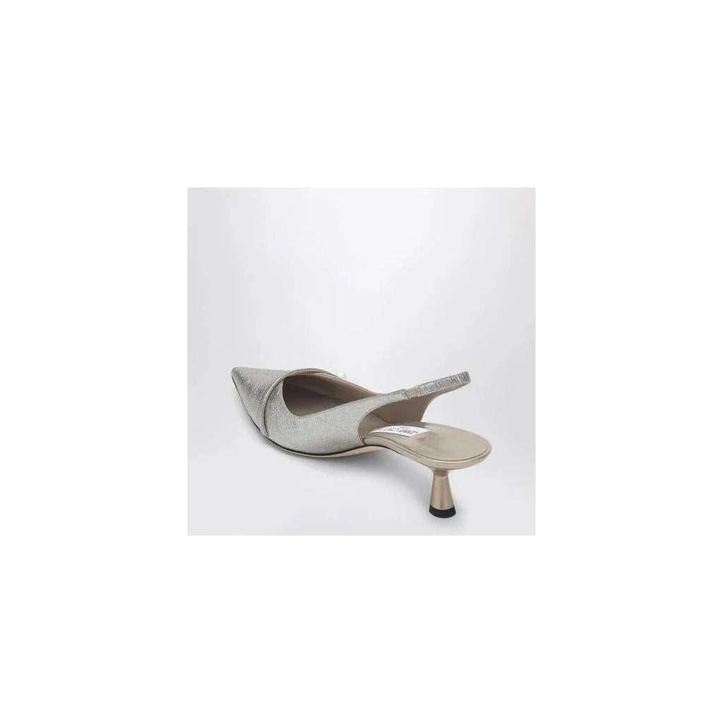 Jimmy Choo 85mm Amita Sling-Back Pumps - Silver