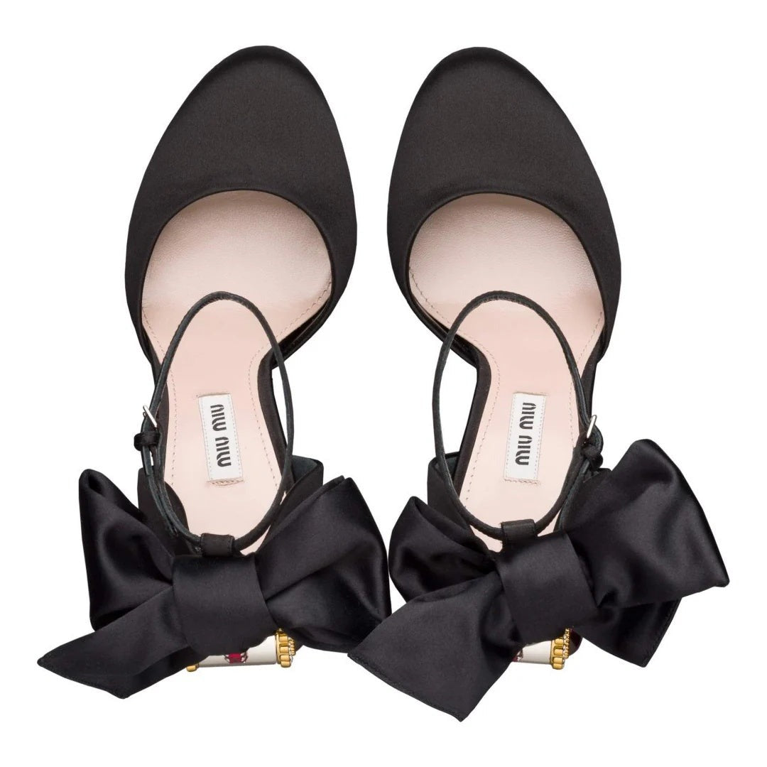 Miu Miu Pump Crimson - Black