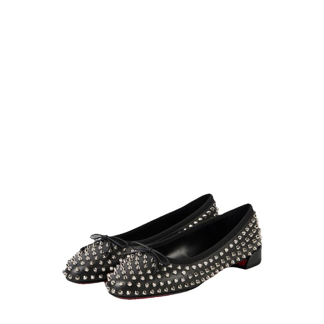 Christian Louboutin Ballet Flat - Black (spiked)