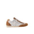 Loewe Ballet Runner 2.0 Nylon and Calfskin Sherwood Green - Brown/Tan