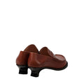 Loewe Edge Calfskin Loafers Coil Detail Brown - Tan/Cognac