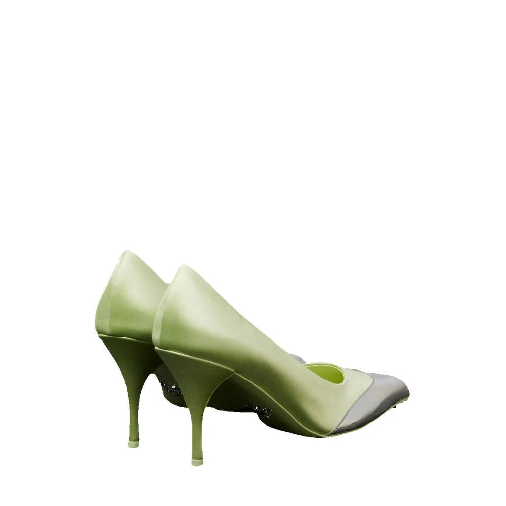 Prada Canvas Pumps - Light Green/Lime