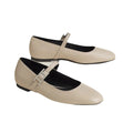 HERMÈS JANE BALLET FLAT BEIGE NATURAL