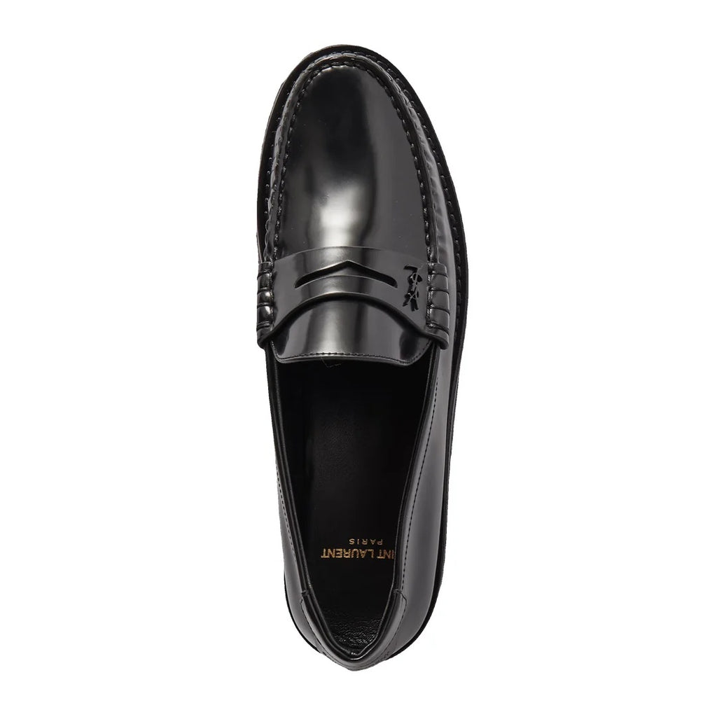 SAINT LAURENT LE LOAFER MOCASSINS BLACK