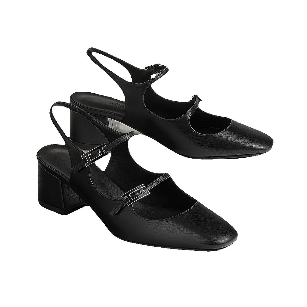 HERMÈS JACKIE PUMP BLACK