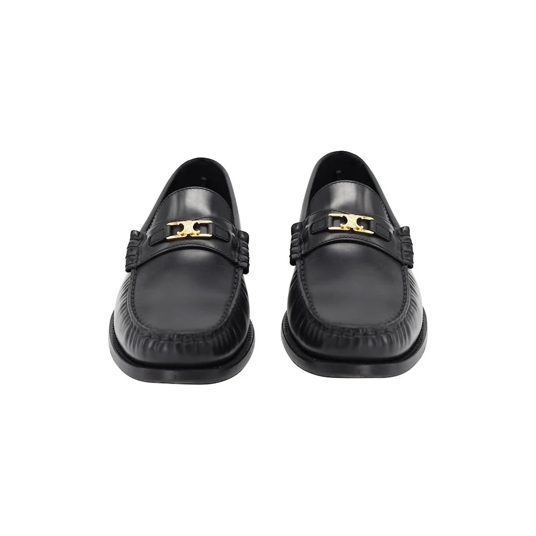 CELINE MOCCASIN TRIOMPHE LUCO BLACK