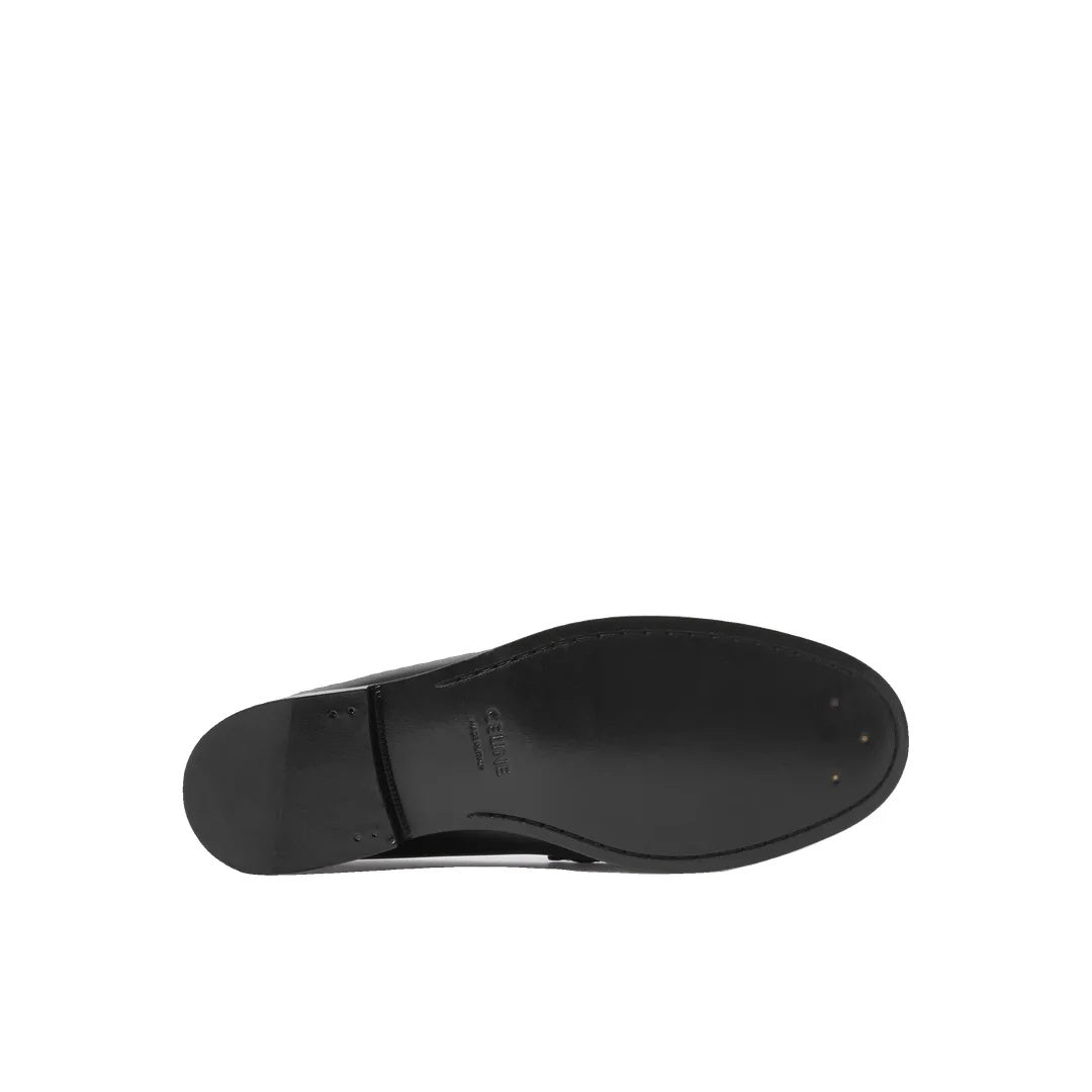 CELINE MOCCASIN TRIOMPHE LUCO BLACK