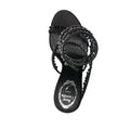 RENÉ CAOVILLA BUTTERFLY-EMBELLISHED SANDAL BLACK