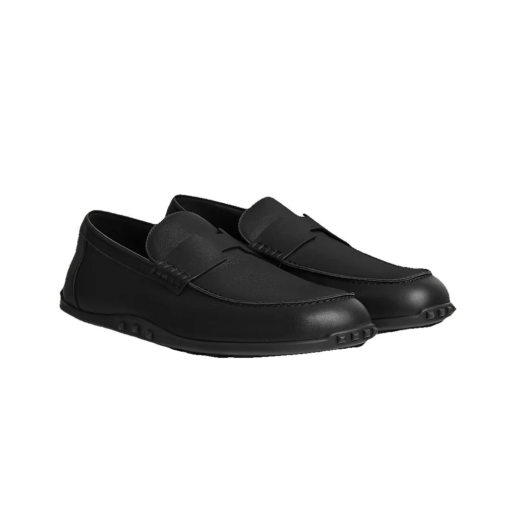 HERMÈS LAZY LOAFER BLACK