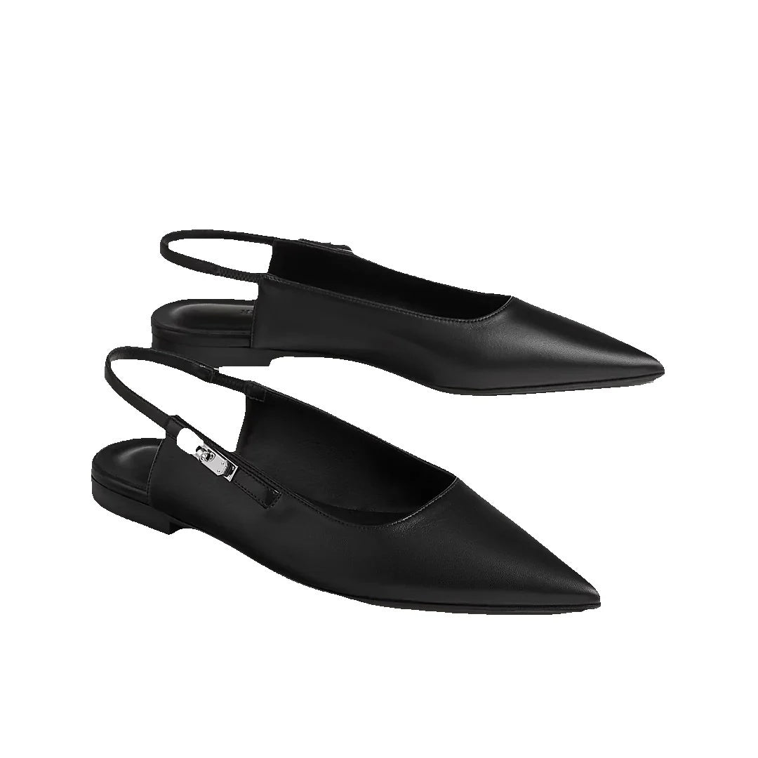 HERMÈS LOVELY SLINGBACK BLACK
