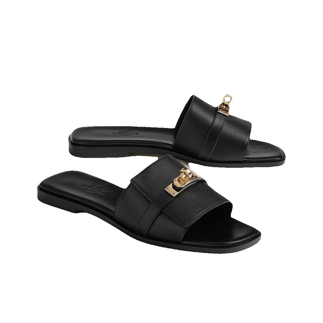 HERMÈS MARINELLA SANDAL BLACK