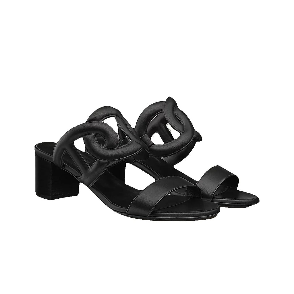 HERMÈS MARINELLA SANDAL BLACK