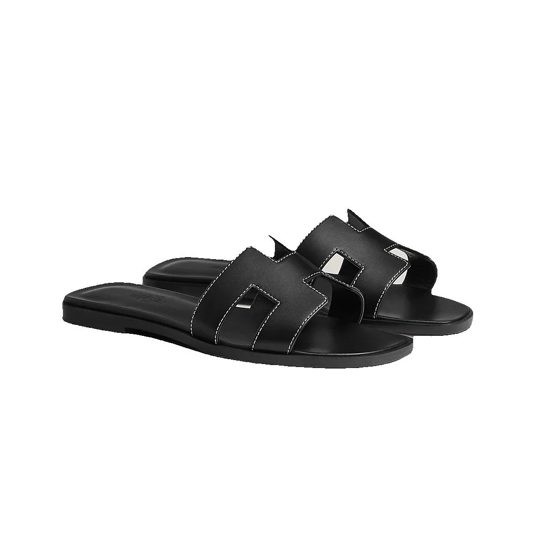 HERMÈS ORAN SANDAL BLACK