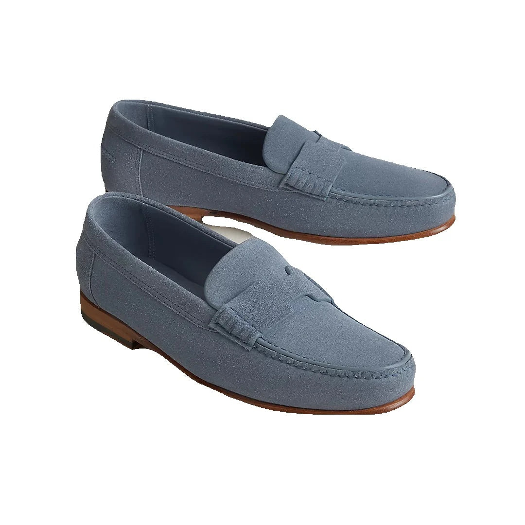 HERMÈS KENNEDY LOAFER BLUE