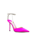 JIMMY CHOO SAEDA PINK GLITTER PUMPS PINK