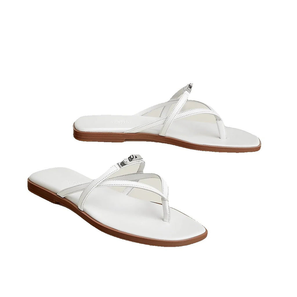 HERMÈS MARINELLA SANDAL WHITE