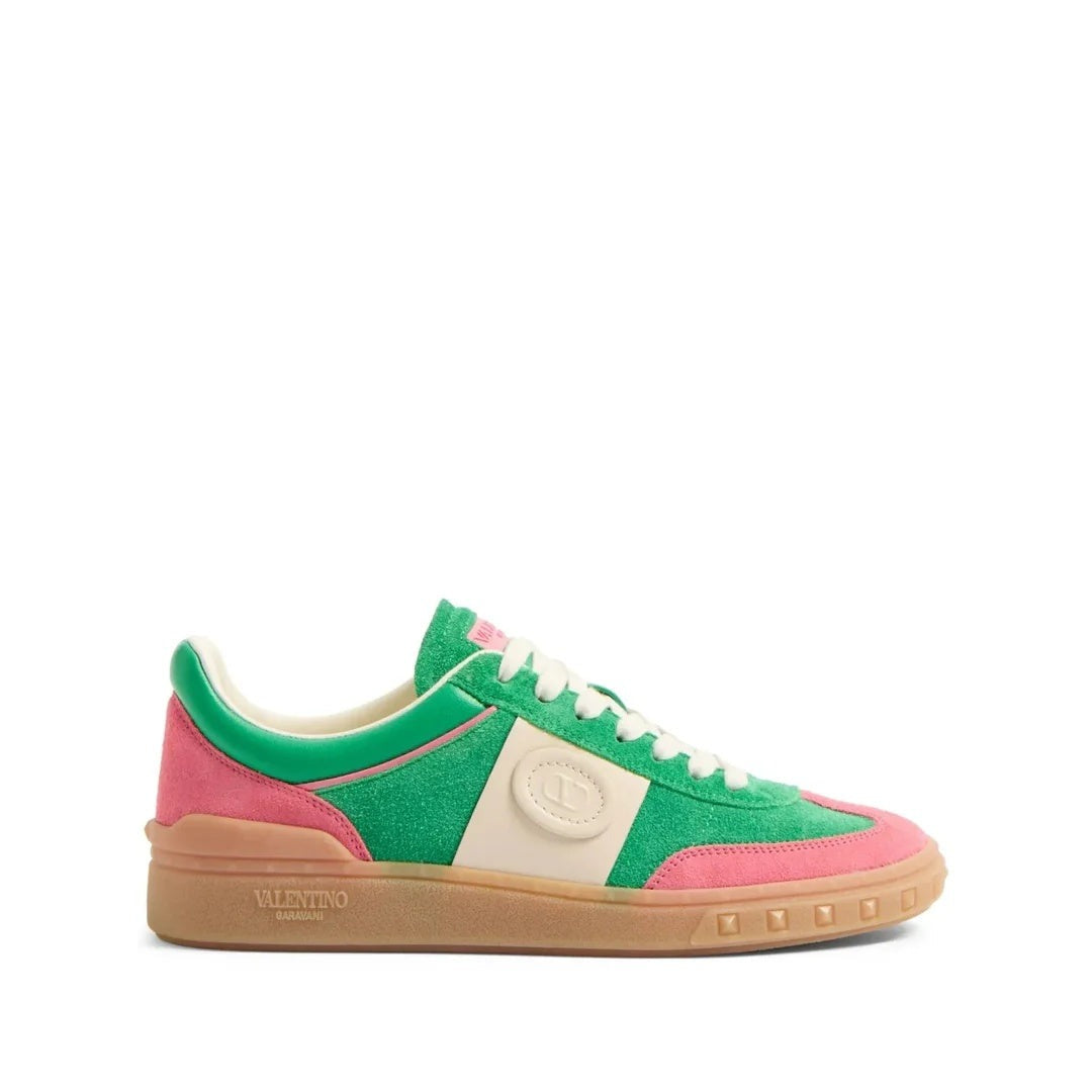Valentino Garavani Upvillage Crosta Sneaker - Green/Pink